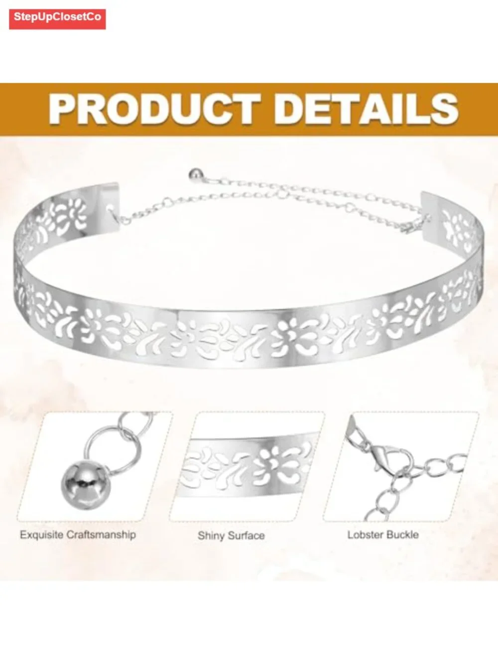 Adjustable Metal Waist Chain Belt for Dresses, Skirts, Jeans